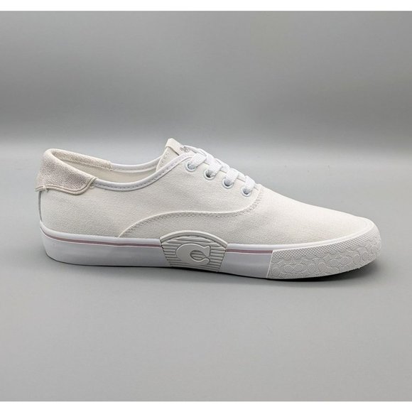 NWB Coach Women's Citysole Skate Canvas White Size 8B (MSRP $135) - Picture 1 of 11